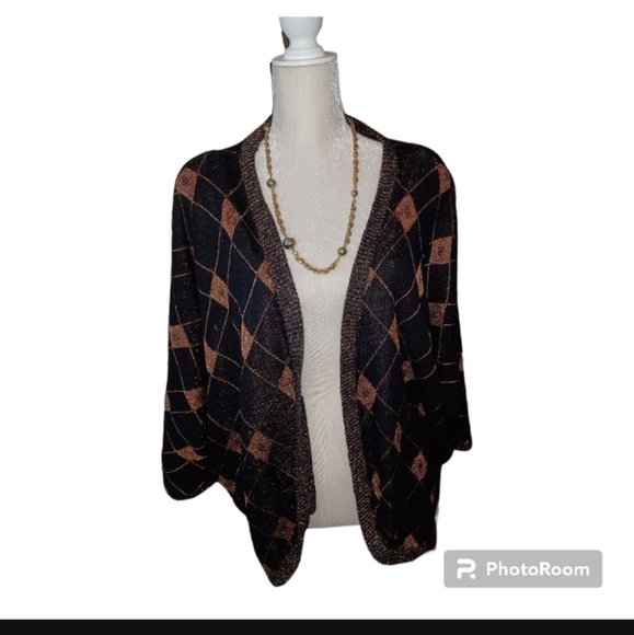 Sweater Vintage open cardigan - Picture 2 of 5